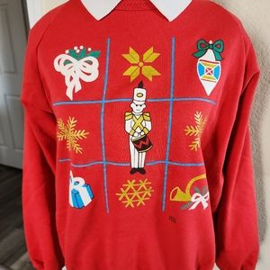 Vintage 1990 Women's ugly Christmas sweater